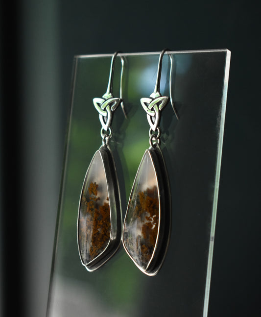 The Scottish Highlands Earrings - Sterling silver.