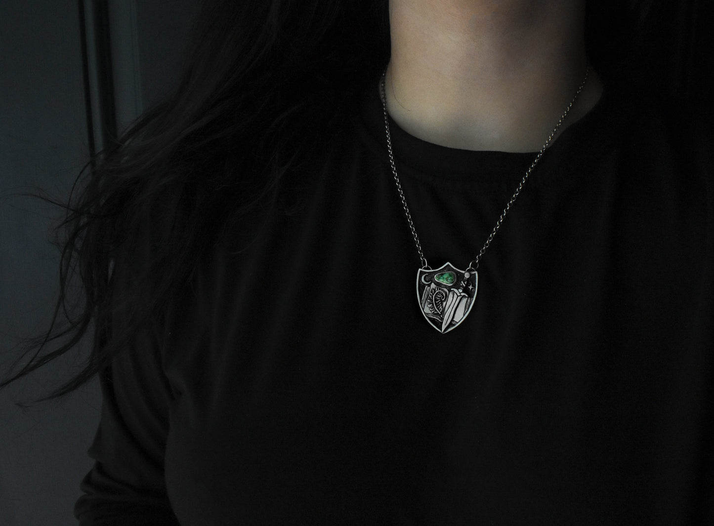 MADE TO ORDER - Fantasy Shield - Sterling silver