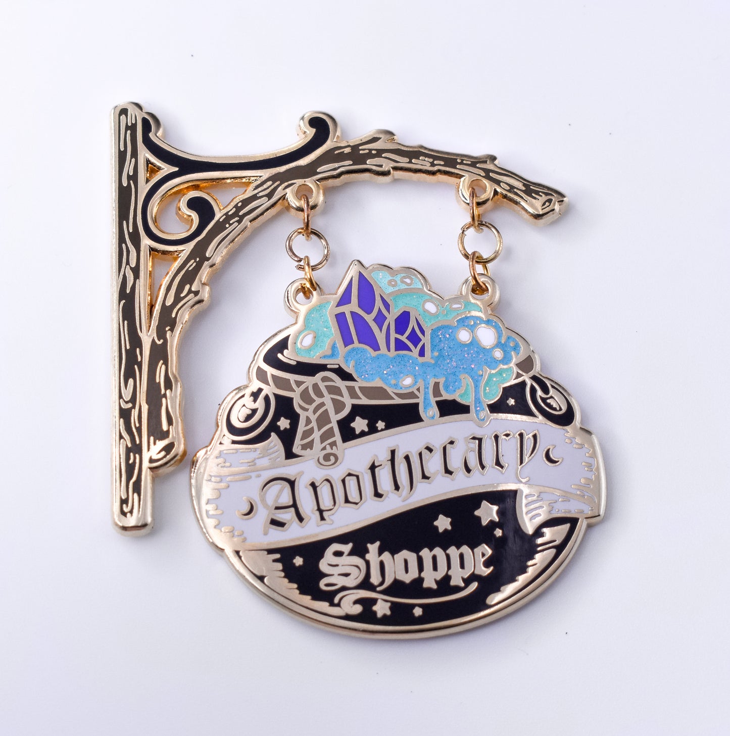 Enamel Pin - Apothecary Shoppe Sign